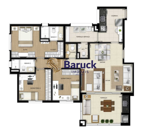 Imagem Apartamento com 3 Quartos à Venda, 109 m² em Vila Olímpia - São Paulo