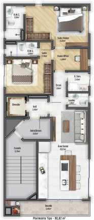 Imagem Apartamento à Venda, 90 m² em Praia Brava - Itajai
