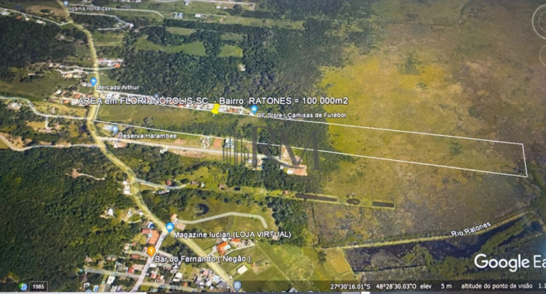 Imagem Terreno à Venda, 1.000.000 m² em Ratones - Florianópolis Imagem Terreno à Venda, 1.000.000 m² em Ratones - Florianópolis