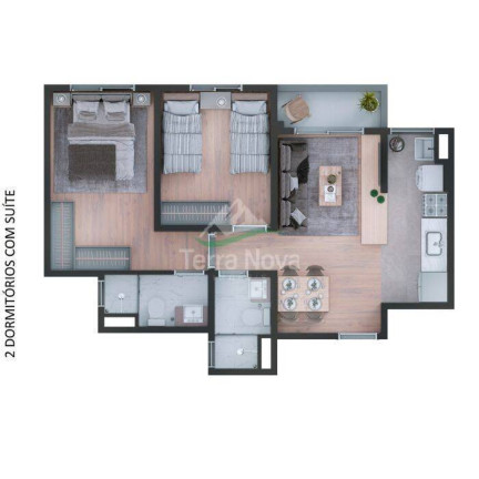 Imagem Apartamento com 2 Quartos à Venda, 49 m² em Medeiros - Jundiaí Imagem Apartamento com 2 Quartos à Venda, 49 m² em Medeiros - Jundiaí