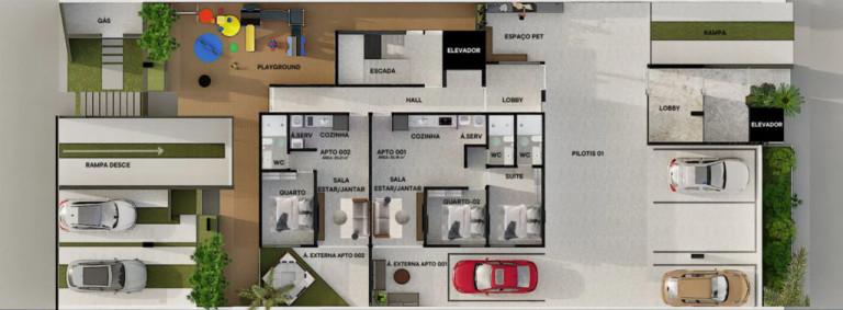 Imagem Apartamento com 3 Quartos à Venda, 77 m² em Intermares - Cabedelo Imagem Apartamento com 3 Quartos à Venda, 77 m² em Intermares - Cabedelo