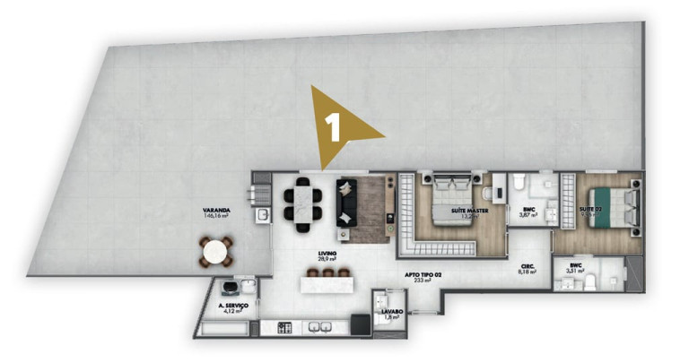 Imagem Imóvel com 2 Quartos à Venda, 233 m² em Centro - Itajaí Imagem Imóvel com 2 Quartos à Venda, 233 m² em Centro - Itajaí