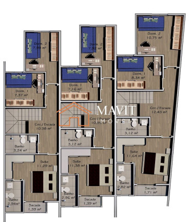 Imagem Casa com 3 Quartos à Venda, 122 m² em Petrópolis - Joinville Imagem Casa com 3 Quartos à Venda, 122 m² em Petrópolis - Joinville