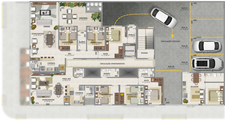 Imagem Apartamento com 3 Quartos à Venda, 124 m² em Navegantes - Capão Da Canoa Imagem Apartamento com 3 Quartos à Venda, 124 m² em Navegantes - Capão Da Canoa
