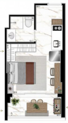 Imagem Studio com 1 Quarto à Venda, 25 m² em Vila Madalena - São Paulo Imagem Studio com 1 Quarto à Venda, 25 m² em Vila Madalena - São Paulo