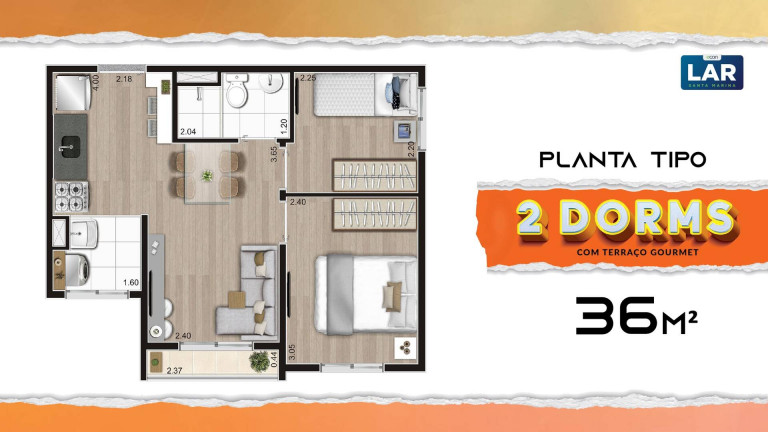 Imagem Apartamento com 2 Quartos à Venda,  em Barra Funda - São Paulo