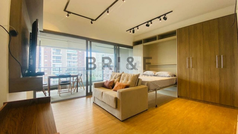 Imagem Apartamento com 1 Quarto para Alugar, 40 m² em Brooklin Paulista - São Paulo Imagem Apartamento com 1 Quarto para Alugar, 40 m² em Brooklin Paulista - São Paulo