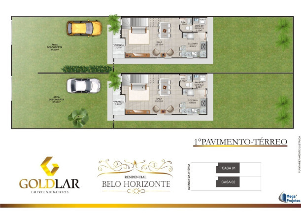 Imagem Casa com 2 Quartos à Venda, 85 m² em Santa Mônica - Guarapari Imagem Casa com 2 Quartos à Venda, 85 m² em Santa Mônica - Guarapari