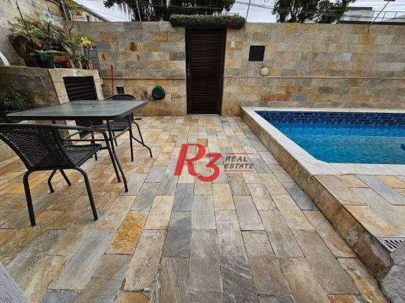 Imagem Casa com 3 Quartos à Venda, 185 m² em Embaré - Santos Imagem Casa com 3 Quartos à Venda, 185 m² em Embaré - Santos