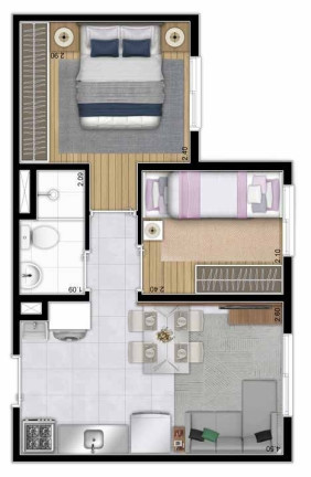Imagem Imóvel com 2 Quartos à Venda, 34 m² em Barra Funda - São Paulo Imagem Imóvel com 2 Quartos à Venda, 34 m² em Barra Funda - São Paulo