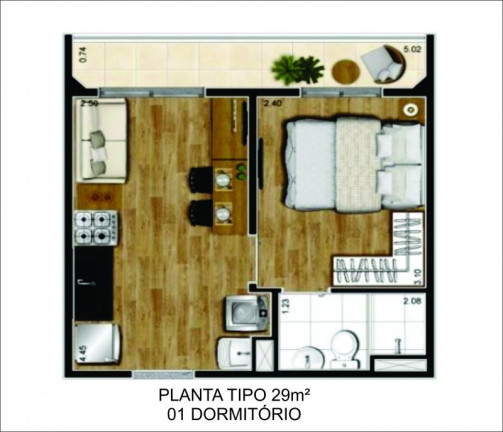Imagem Apartamento com 2 Quartos à Venda, 35 m² em Parque Vitória - São Paulo Imagem Apartamento com 2 Quartos à Venda, 35 m² em Parque Vitória - São Paulo