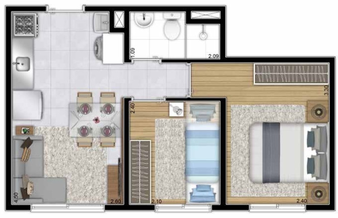 Imagem Imóvel com 2 Quartos à Venda, 34 m² em Barra Funda - São Paulo Imagem Imóvel com 2 Quartos à Venda, 34 m² em Barra Funda - São Paulo