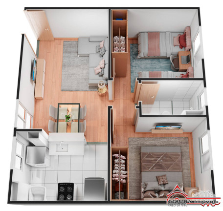 Imagem Apartamento com 2 Quartos à Venda, 42 m² em Bom Retiro - São José Dos Campos Imagem Apartamento com 2 Quartos à Venda, 42 m² em Bom Retiro - São José Dos Campos