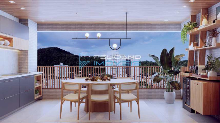 Imagem Apartamento com 2 Quartos à Venda, 77 m² em Canto Do Forte - Praia Grande