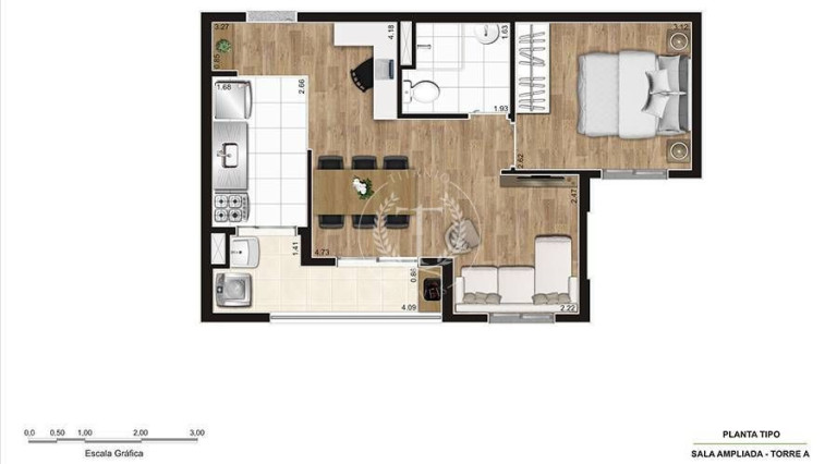 Imagem Apartamento com 2 Quartos à Venda, 42 m² em Mandaqui - São Paulo