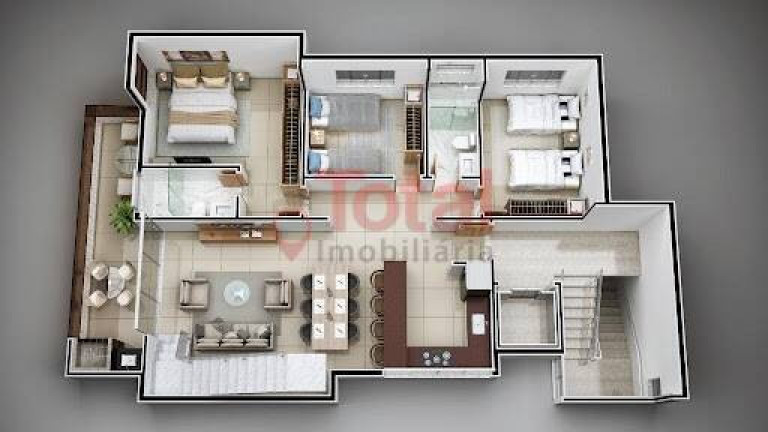 Apartamento com 3 Quartos à Venda, 105 m² em Iguaçu - Ipatinga