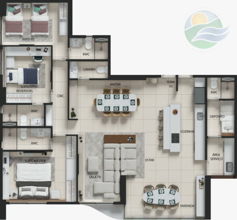 Imagem Apartamento com 4 Quartos à Venda, 131 m² em Boa Viagem - Recife Imagem Apartamento com 4 Quartos à Venda, 131 m² em Boa Viagem - Recife