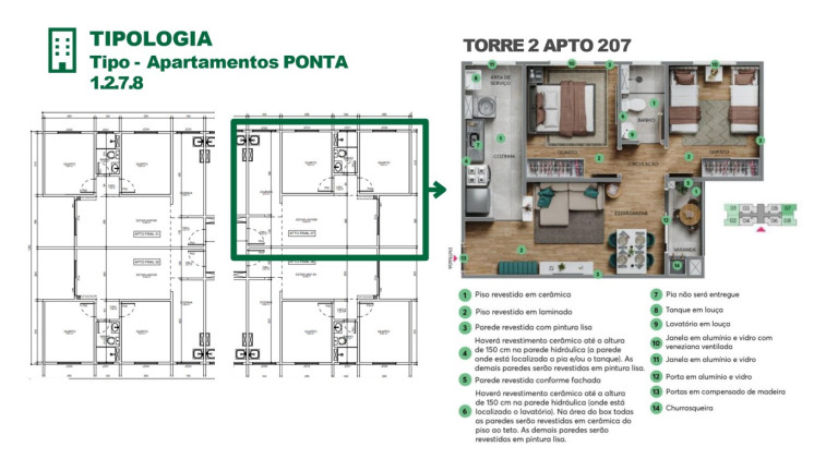 Imagem Apartamento com 2 Quartos à Venda, 46 m² em Jardim Morumbi - Londrina Imagem Apartamento com 2 Quartos à Venda, 46 m² em Jardim Morumbi - Londrina