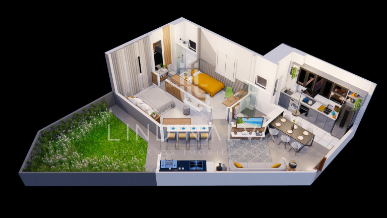 Imagem Apartamento com 1 Quarto à Venda, 59 m² em Polo Centro - Foz Do Iguacu Imagem Apartamento com 1 Quarto à Venda, 59 m² em Polo Centro - Foz Do Iguacu