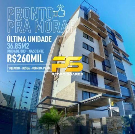 Apartamento com 1 Quarto à Venda, 36 m² em Jardim Oceania - João Pessoa
