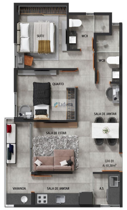 Imagem Apartamento com 2 Quartos à Venda, 61 m² em Camboinha - Cabedelo Imagem Apartamento com 2 Quartos à Venda, 61 m² em Camboinha - Cabedelo