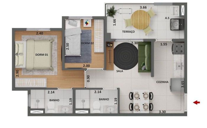Imagem Apartamento com 2 Quartos à Venda, 34 m² em Limão - São Paulo Imagem Apartamento com 2 Quartos à Venda, 34 m² em Limão - São Paulo