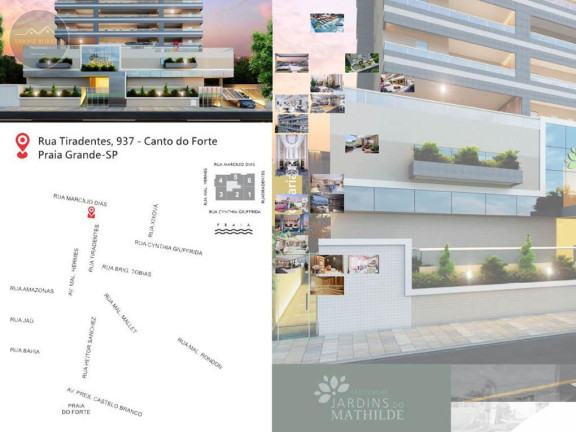 Imagem Imóvel com 2 Quartos à Venda, 101 m² em Canto Do Forte - Praia Grande