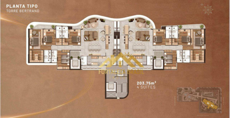 Imagem Imóvel com 4 Quartos à Venda, 203 m² em Meireles - Fortaleza