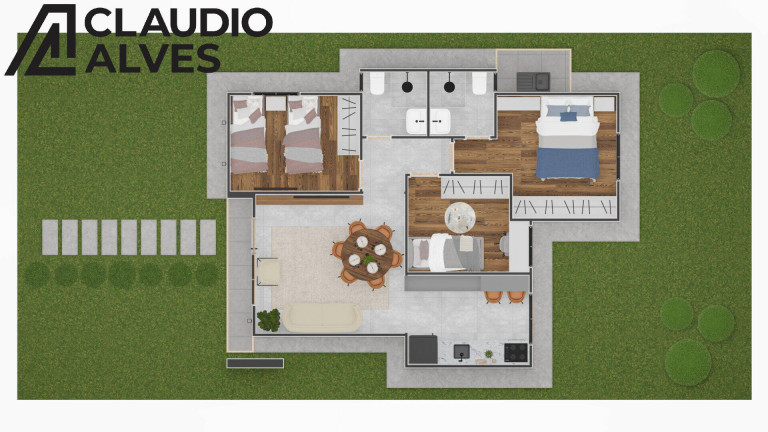 Imagem Casa com 3 Quartos à Venda, 172 m² em Sim - Feira De Santana Imagem Casa com 3 Quartos à Venda, 172 m² em Sim - Feira De Santana
