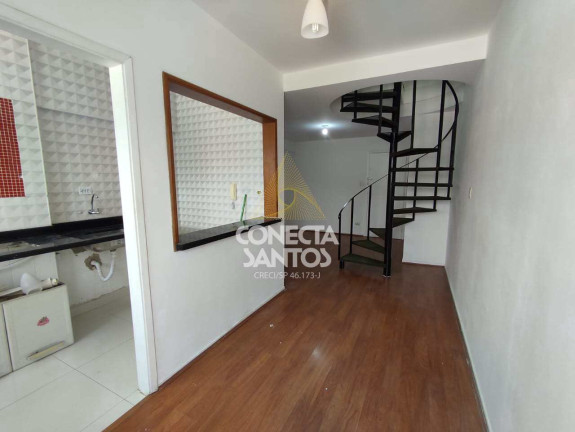 Imagem Apartamento com 1 Quarto para Alugar, 60 m² em Centro - São Vicente Imagem Apartamento com 1 Quarto para Alugar, 60 m² em Centro - São Vicente