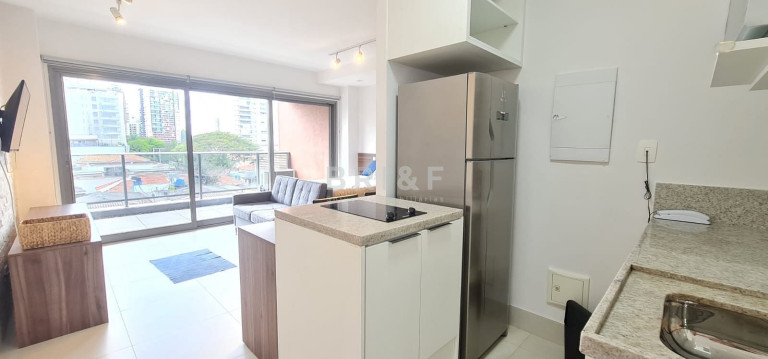 Imagem Apartamento com 1 Quarto para Alugar, 40 m² em Brooklin - São Paulo Imagem Apartamento com 1 Quarto para Alugar, 40 m² em Brooklin - São Paulo