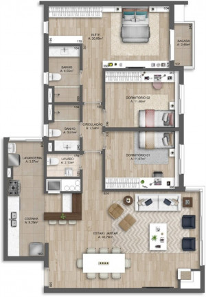 Imagem Imóvel com 3 Quartos à Venda, 112 m² em Três Figueiras - Porto Alegre Imagem Imóvel com 3 Quartos à Venda, 112 m² em Três Figueiras - Porto Alegre