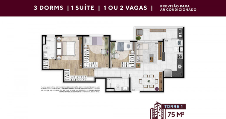 Imagem Apartamento com 3 Quartos à Venda, 103 m² em Jardim Do Lago - Jundiaí