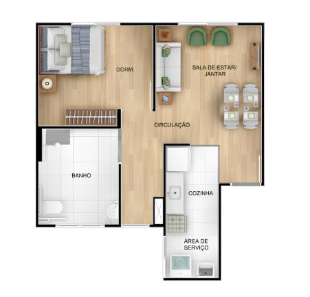 Imagem Imóvel com 2 Quartos à Venda, 41 m² em Campo Novo - Porto Alegre Imagem Imóvel com 2 Quartos à Venda, 41 m² em Campo Novo - Porto Alegre