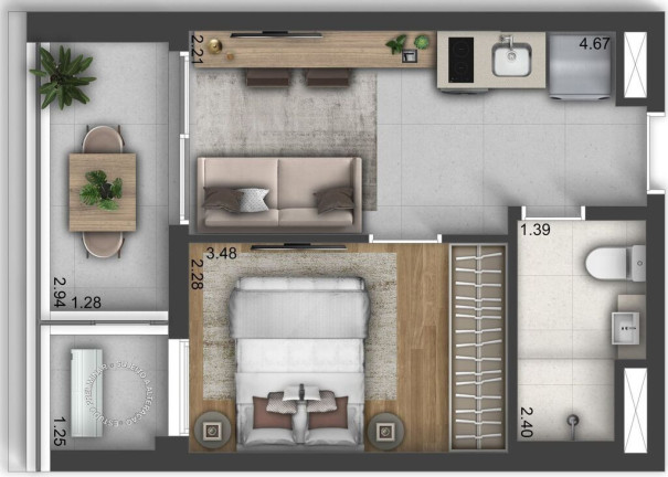 Imagem Studio com 1 Quarto à Venda, 29 m² em Chácara Klabin - São Paulo Imagem Studio com 1 Quarto à Venda, 29 m² em Chácara Klabin - São Paulo