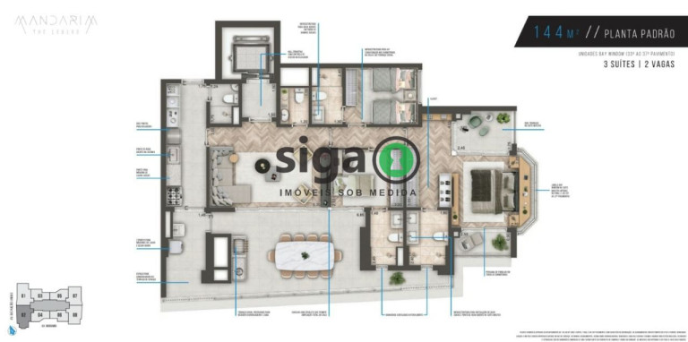 Imagem Apartamento com 3 Quartos à Venda, 144 m² em Brooklin - São Paulo Imagem Apartamento com 3 Quartos à Venda, 144 m² em Brooklin - São Paulo