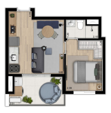 Imagem Apartamento com 2 Quartos à Venda, 47 m² em Ipiranga - São Paulo