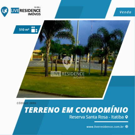 Imagem Terreno em Condomínio à Venda, 525 m² em Reserva Santa Rosa - Itatiba Imagem Terreno em Condomínio à Venda, 525 m² em Reserva Santa Rosa - Itatiba