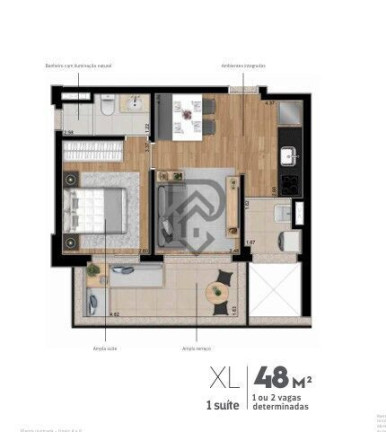 Imagem Apartamento com 1 Quarto à Venda, 48 m² em Pinheiros - São Paulo Imagem Apartamento com 1 Quarto à Venda, 48 m² em Pinheiros - São Paulo