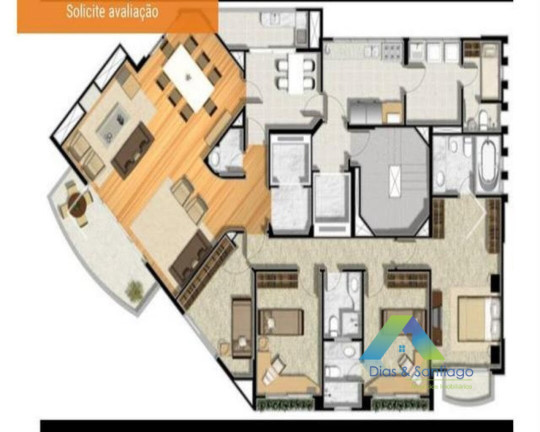 Imagem Apartamento com 1 Quarto à Venda, 72 m² em Brooklin Novo - São Paulo