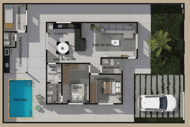 Imagem Casa com 3 Quartos à Venda, 99 m² em Verde Mar - Itanhaém Imagem Casa com 3 Quartos à Venda, 99 m² em Verde Mar - Itanhaém