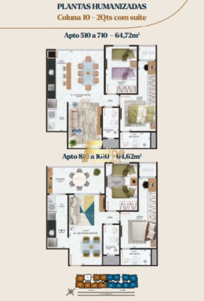 Imagem Imóvel com 3 Quartos à Venda, 82 m² em Jardim Camburi - Vitória