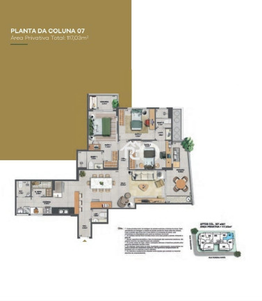 Imagem Apartamento com 3 Quartos à Venda, 117 m² em Ingá - Niterói Imagem Apartamento com 3 Quartos à Venda, 117 m² em Ingá - Niterói