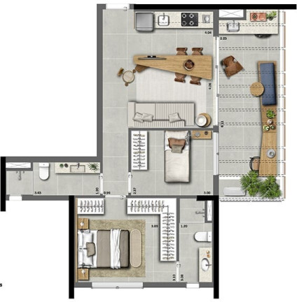 Imagem Apartamento com 2 Quartos à Venda, 67 m² em Pinheiros - São Paulo
