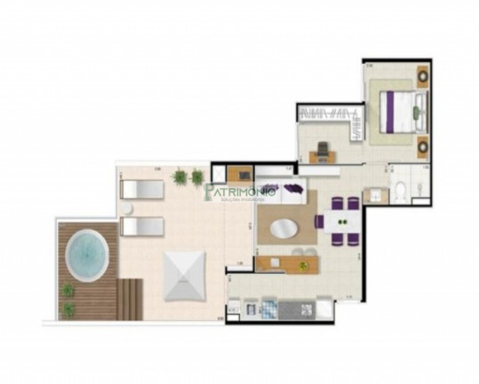 Imagem Imóvel com 1 Quarto à Venda, 39 m² em Connect Urban - Campinas Imagem Imóvel com 1 Quarto à Venda, 39 m² em Connect Urban - Campinas