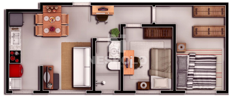 Imagem Apartamento com 2 Quartos à Venda, 58 m² em Ressacada - Itajai Imagem Apartamento com 2 Quartos à Venda, 58 m² em Ressacada - Itajai