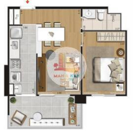 Imagem Apartamento com 2 Quartos à Venda, 87 m² em José Menino - Santos