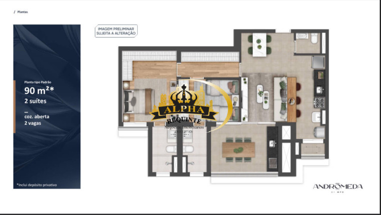 Imagem Apartamento com 3 Quartos à Venda, 90 m² em Alphaville - Barueri