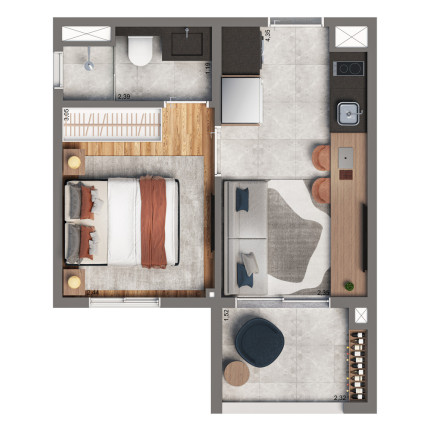 Imagem Imóvel com 2 Quartos à Venda, 37 m² em Vila Clementino - São Paulo Imagem Imóvel com 2 Quartos à Venda, 37 m² em Vila Clementino - São Paulo