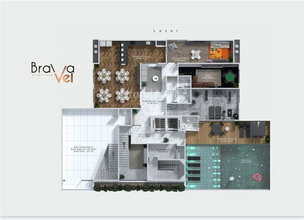 Imagem Apartamento com 3 Quartos à Venda, 161 m² em Praia Brava - Itajaí